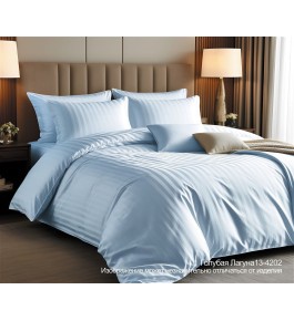 Страйп-сатин ГОЛУБАЯ ЛАГУНА полоса